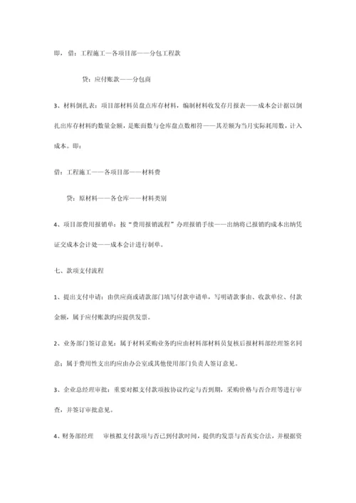 建筑施工企业财务及相关业务流程.docx