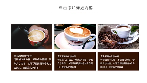 美味下午茶西餐厅休闲咖啡厅介绍咖啡介绍PPT模板
