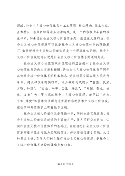 学习培育和践行社会主义核心价值观心得体会 (2).docx