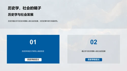 历史学基础讲座PPT模板
