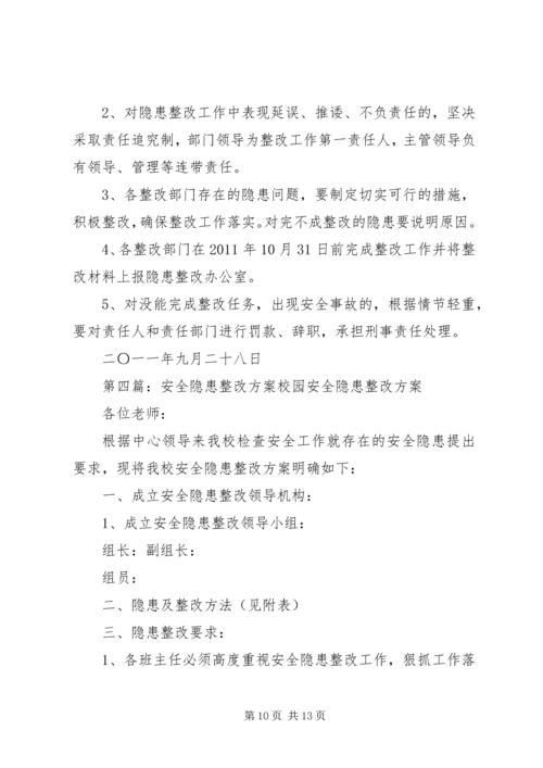 酒类企业安全隐患整改方案.docx