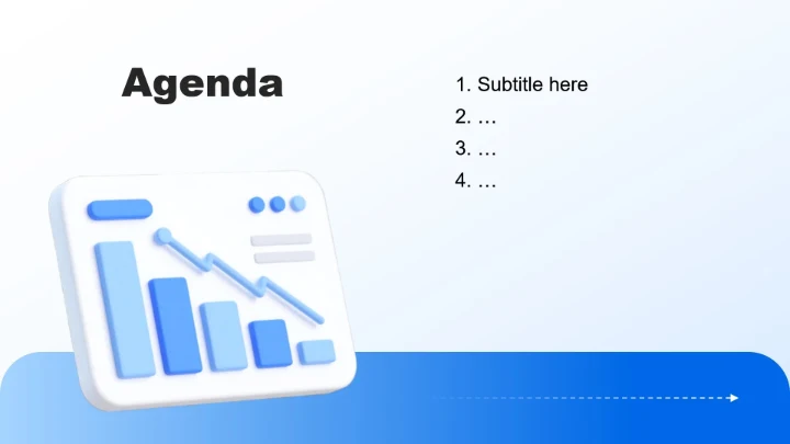 蓝色商务风行业白皮书调研报告PPT主题模板