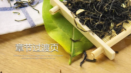 绿茶产品介绍茶叶茶文化春茶动态PPT模板