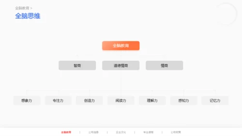 橙色早期全脑儿童教育项目说明会PPT案例
