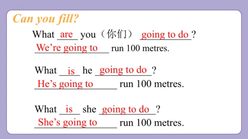 Module 9 Unit 2  I’m going to do the high jump. 课件