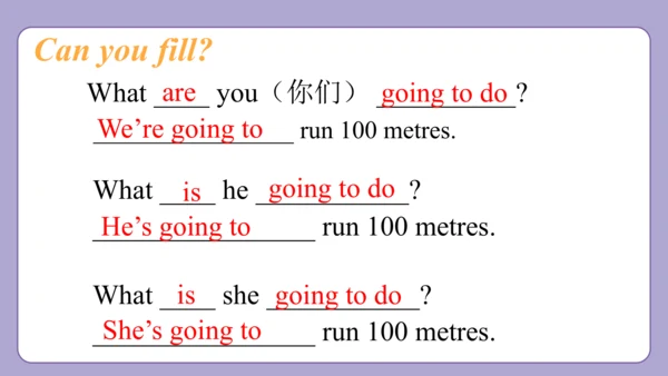Module 9 Unit 2  I’m going to do the high jump. 课件