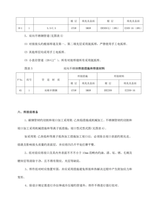 标准工艺管道焊接专题方案.docx