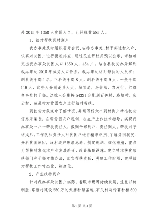 乡镇精准扶贫结对帮扶工作总结.docx