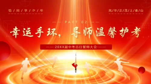 冲刺百日赢在中考通用PPT模板