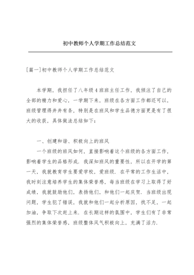 初中教师个人学期工作总结范文.docx