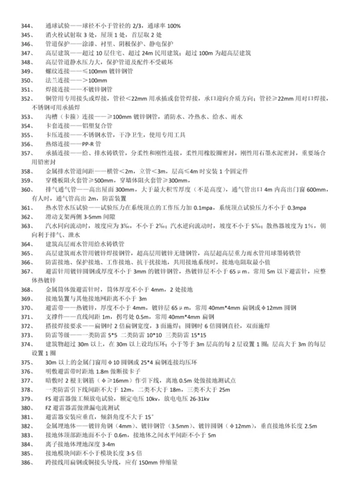 二级建造师机电实务重点记忆点.docx