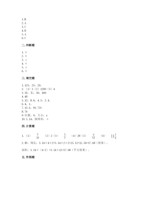 人教版六年级上册数学期末测试卷及答案【考点梳理】.docx