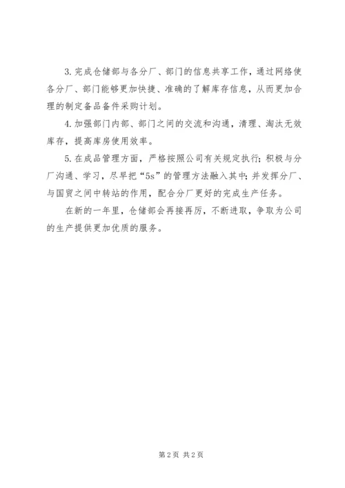 仓储部工作总结范文.docx