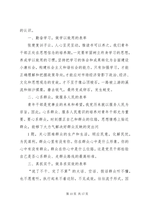 做思想作风建设的表率.docx