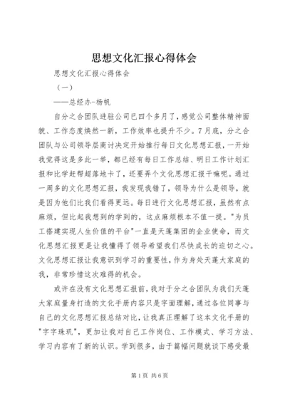 思想文化汇报心得体会 (2).docx