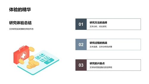 文学塑世观研究报告PPT模板