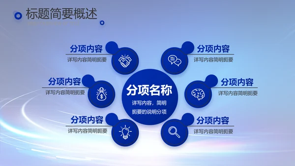 蓝色科技感科技项目信息化工作总结PPT