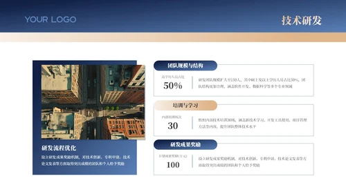 蓝金色商务风工作汇报新年计划PPT