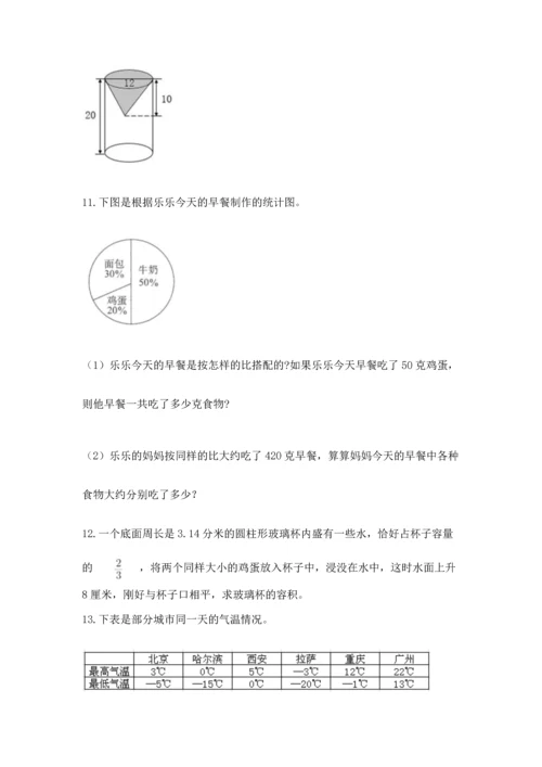 六年级小升初数学解决问题50道（培优a卷）.docx