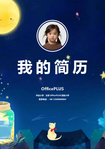 小升初手工小达人简历