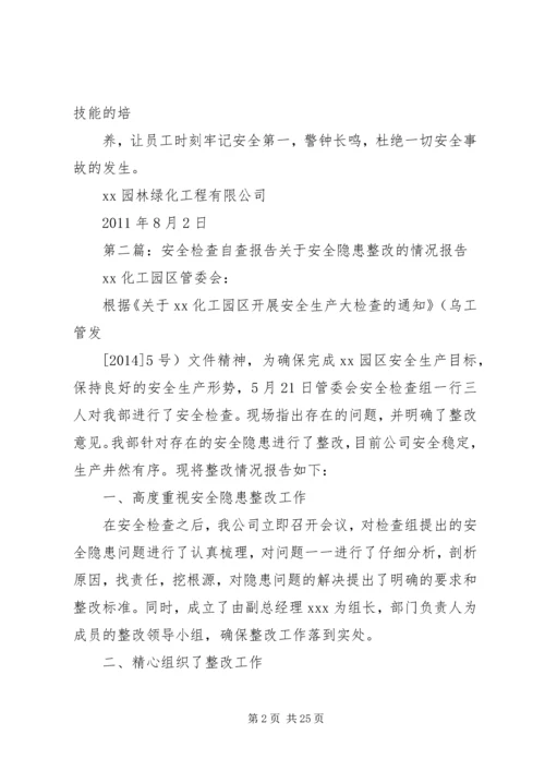 安全检查自查报告 (2).docx