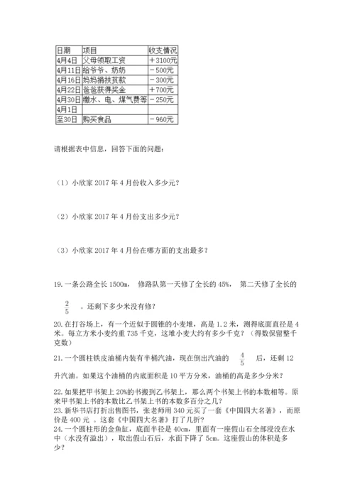 六年级小升初数学应用题50道附答案【实用】.docx