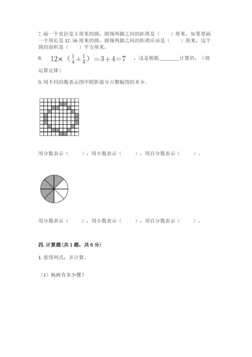 小学数学六年级上册期末考试试卷及答案【典优】.docx