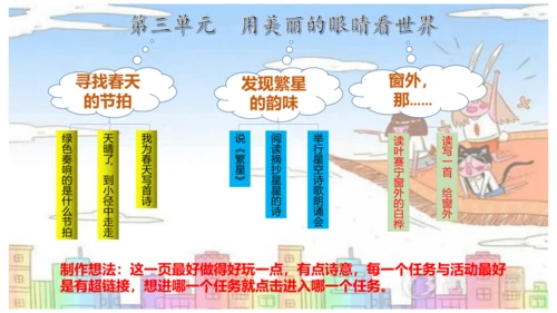 统编版四年级语文下册第三单元大单元教学  课件