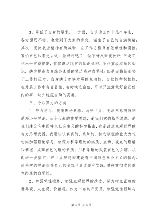 事业单位党性分析材料.docx