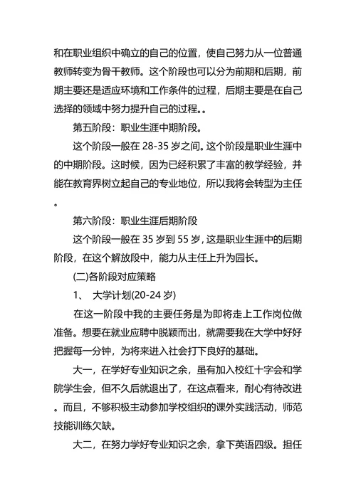 职业生涯规划大赛策划书2篇