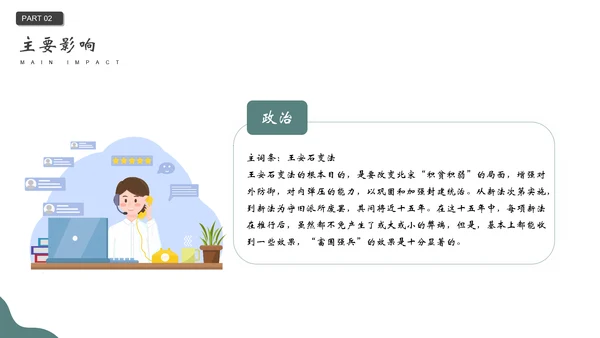 王安石介绍PPT模板