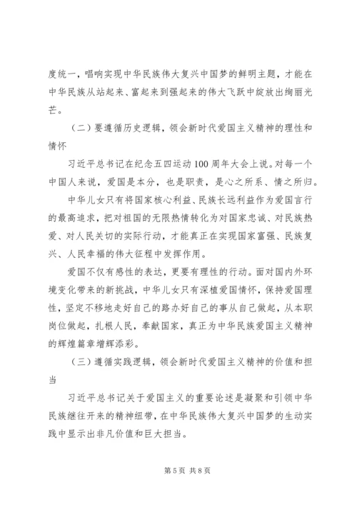 爱国主义研讨党课讲稿.docx