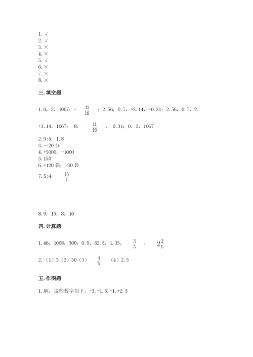 沪教版小学六年级下册数学期末综合素养测试卷及答案（基础+提升）.docx