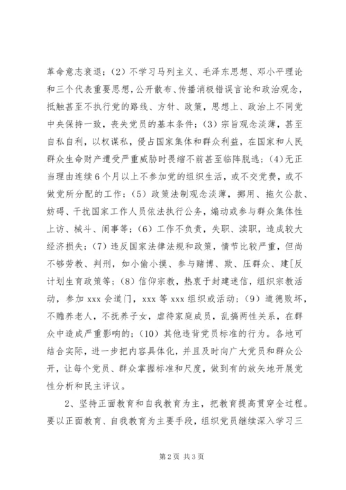 开展党性分析民主评议分析探讨(29).docx