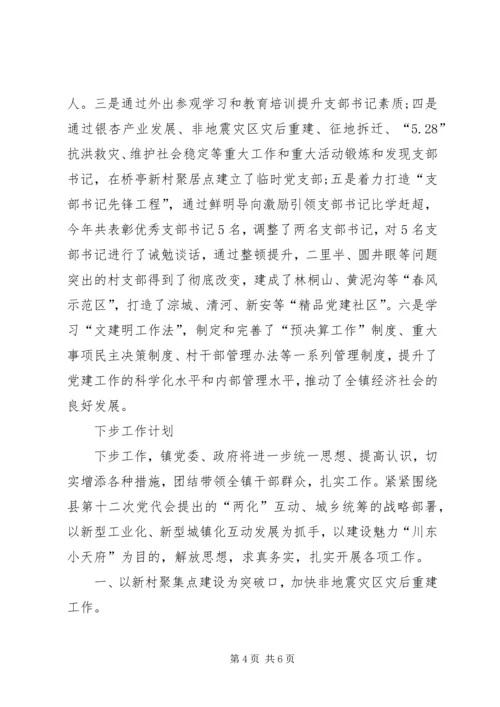 乡镇统筹城乡战略工作总结.docx