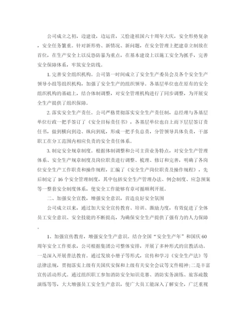 精编之年度生产总结报告范文.docx