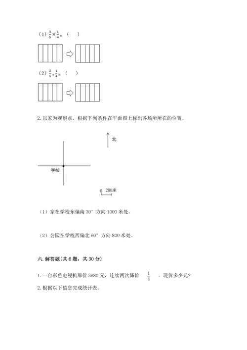 人教版六年级上册数学期中测试卷【学生专用】.docx