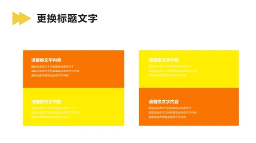 黄色简约风毕业论文答辩PPT模板