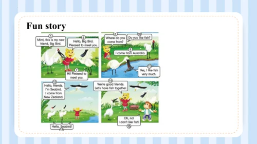 Unit 1  We have new friends Lesson 5- Lesson 6 课件(