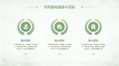 农村发展迈向一同富裕PPT模板
