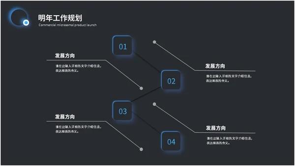 科技风拟态风年终总结工作总结工作汇报ppt模板科技感