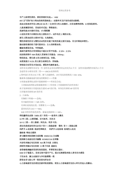 执业医师考试强化记忆.docx