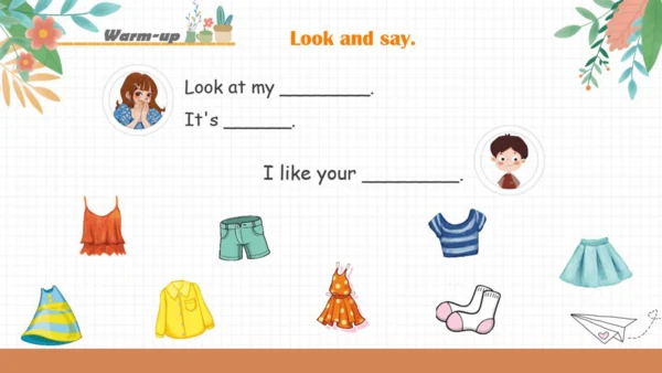 人教新起点小学英语一年级下册 Unit6 Clothes Story Time