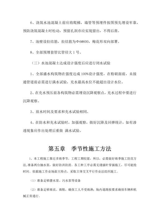 消防水池综合标准施工专业方案.docx