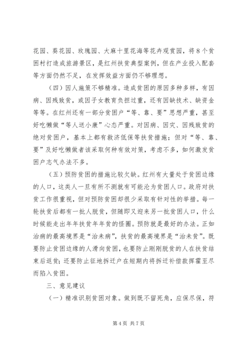 推进精准扶贫助力全面小康调研报告.docx