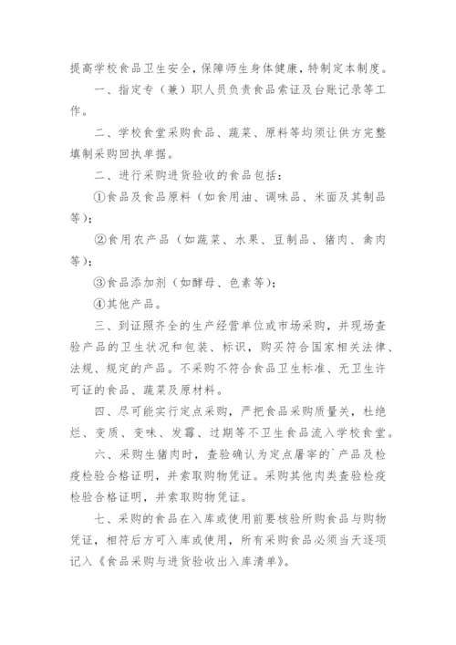 学校食堂食品采购管理制度.docx