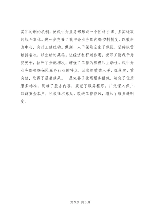 代理保险工作总结.docx