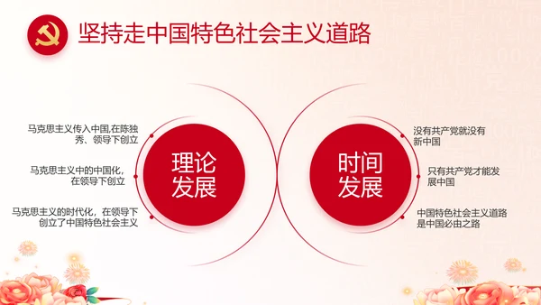 奋斗百年路启航新征程动态PPT模板