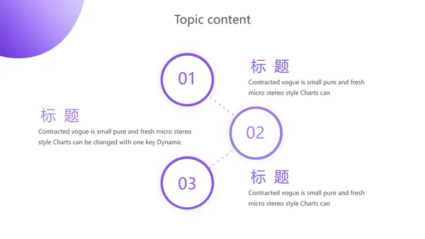 紫色创意服务员培训动态PPT模板