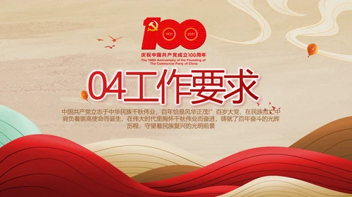 弘扬伟大建党精神七一讲话精神PPT